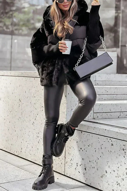 Inga Mantel – Winterjacke mit Kapuze und leichter Isolierung