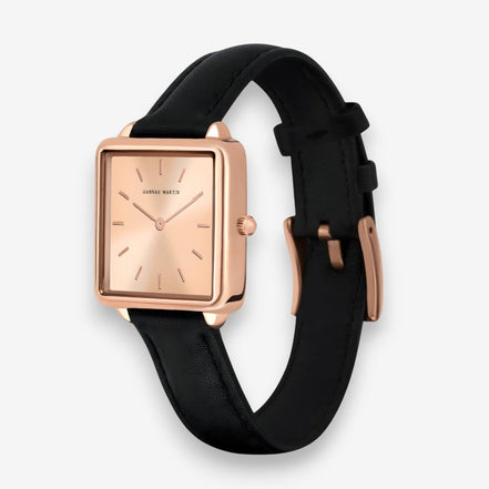 Velmoria Damen Armbanduhr mit quadratischem Zifferblatt
