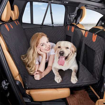 PetGuard Pro Autositzschutz für Hunde mit stabiler Bodenplatte