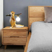SquirrelGlow Mini-Tischlampe – Dekorative LED-Nachttischlampe in Tierform