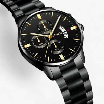 Carlovier Herren Armbanduhr mit rundem Zifferblatt