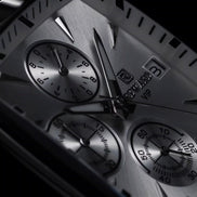 Ravaro Herrenuhr – Rechteckige Analoguhr mit Metallarmband