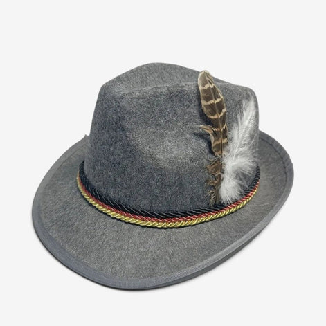 Unisex Trachtenhut für Oktoberfest mit dekorativen Akzenten – Albrecht