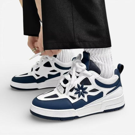Naviro Herren Sneaker mit Schnürung
