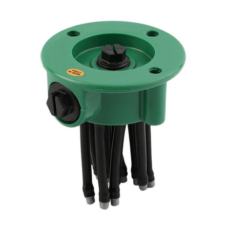 12-in-1 Gartenbewässerungssystem mit 360-Grad-Sprinkler