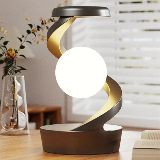 Orbito Schreibtischleuchte mit drehbarer Kugel – LED Tischlampe mit Ladefunktion für Smartphone