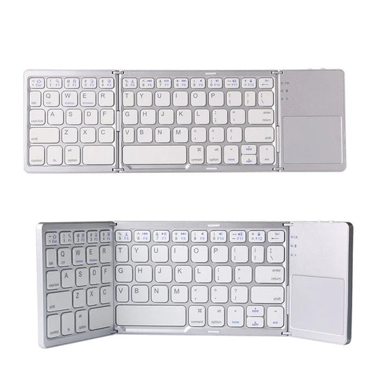 FoldType Touch Mini-Tastatur – Faltbare Bluetooth-Tastatur mit Touchpad