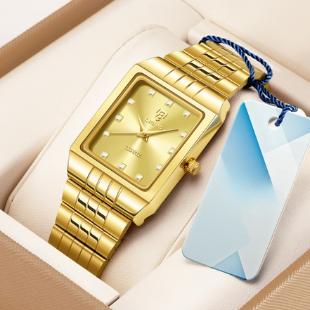 Aureviana Damen Armbanduhr mit rechteckigem Zifferblatt