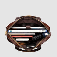 Bravion Schultertasche mit großem Innenfach und verstellbarem Gurt für Alltag und Reisen