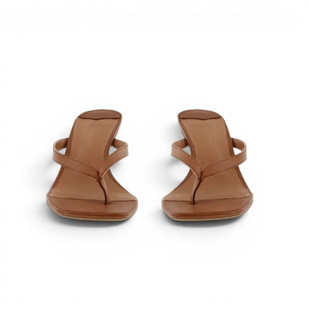 Velissia Damen Sandalen mit Absatz im Zehensteg-Design