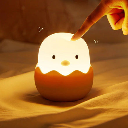 Lumini Kinder-Nachtlicht mit Farbwechsel – LED Lampe mit Touch-Bedienung und USB-Aufladung