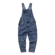 Locker geschnittene Latzhose aus Denim für Alltag und Arbeit
