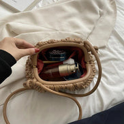 Veloria Schultertasche aus PU mit großem Innenfach und verstellbarem Schultergurt
