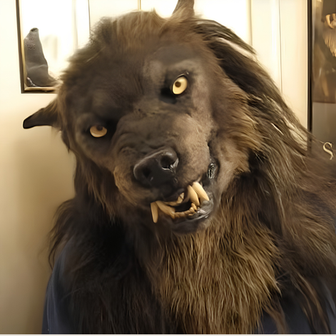 Werwolf Vollmaske für Halloween und Kostümpartys – Luphar