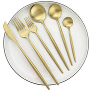 30-Teiliges Minimalistisches Besteckset – Elegantes Design für Stilvolle Anlässe 5