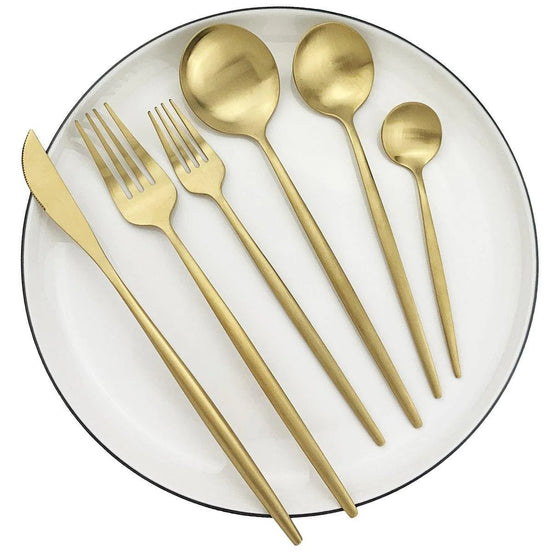 30-Teiliges Minimalistisches Besteckset – Elegantes Design für Stilvolle Anlässe 5