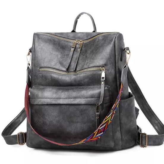 Tessavelle Damen Rucksack mit mehreren Fächern und modernem Design