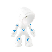 Robixa Tischleuchte in Roboterform – LED Lampe für Kinderzimmer und Innenräume