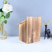 Doosvormiges Vogelhaus aus Holz für Innen- und Außenbereiche