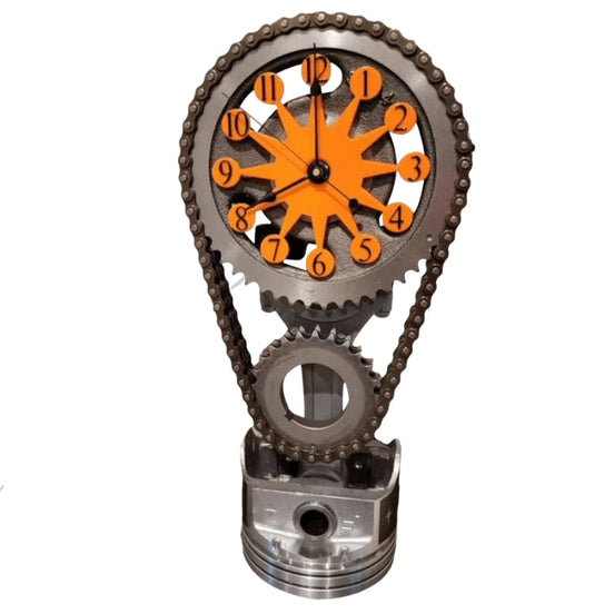 MechaTime – Wanduhr mit industriellem Zahnrad-Design