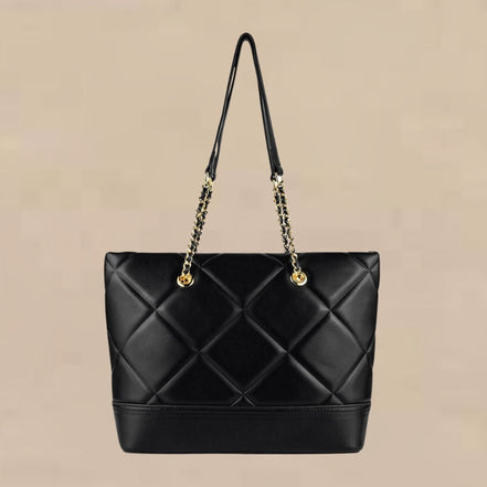 Tote-Tasche mit Kettenhenkel und großem Hauptfach