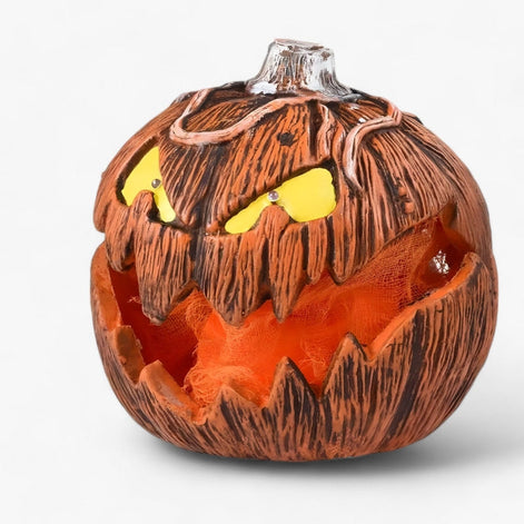 LED Halloween Kürbislaterne mit Flackereffekt – Valdora