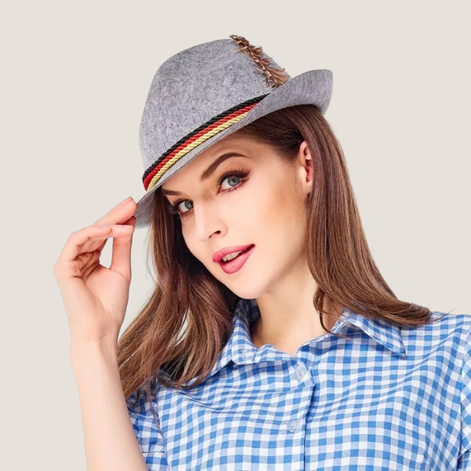 Unisex Trachtenhut für Oktoberfest mit dekorativen Akzenten – Albrecht