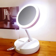 Velunique LED-Reisespiegel mit Klappdesign