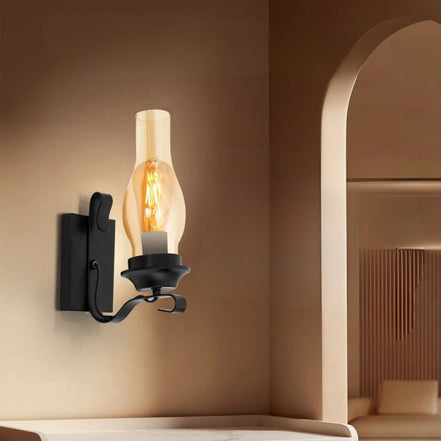 Noctira LED Wandleuchte aus Eisen für Innenräume