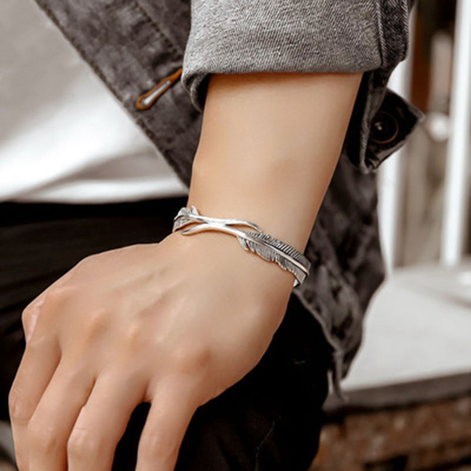 Lunaria Verstellbares Armband mit Blumenmotiv in Silberoptik