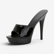 Silvarelle Damen Sandalen mit Absatz und offenem Design