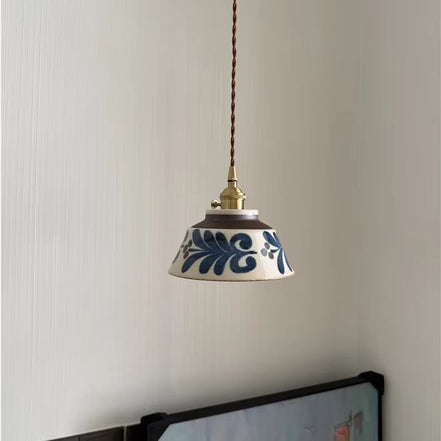 Ceranova LED Pendelleuchte aus Keramik für Deckenmontage