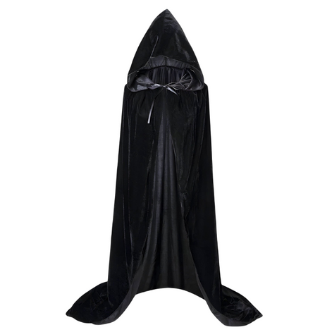 Lange Hexen-Cape mit Spitzhut für Kostümfeste – Ravena