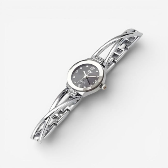 Inaya Armbanduhr mit Rundem Zifferblatt und Verstellbarem Armband