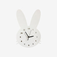 BunnyTick Kinder-Wanduhr – Dekorative Wanduhr mit Hasenmotiv