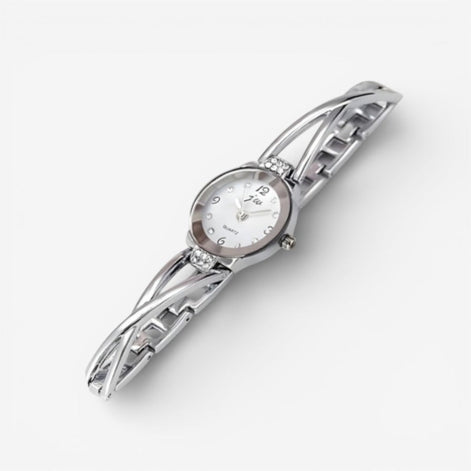 Inaya Armbanduhr mit Rundem Zifferblatt und Verstellbarem Armband