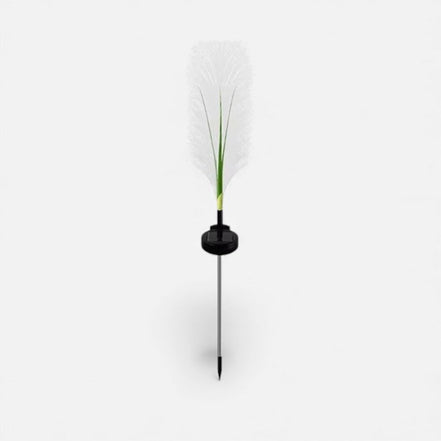 Solarbetriebene Gartenleuchte mit blumenförmigem Design für den Außenbereich