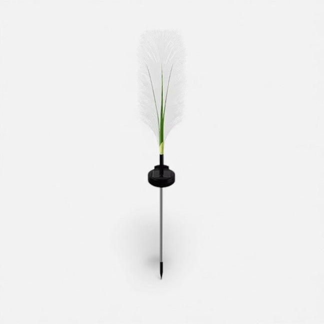 Solarbetriebene Gartenleuchte mit blumenförmigem Design für den Außenbereich