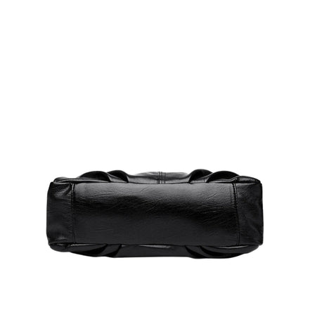 Marvella Handtasche Damen Leder Reißverschluss verstellbarer Gurt Tasche mit Innenfach