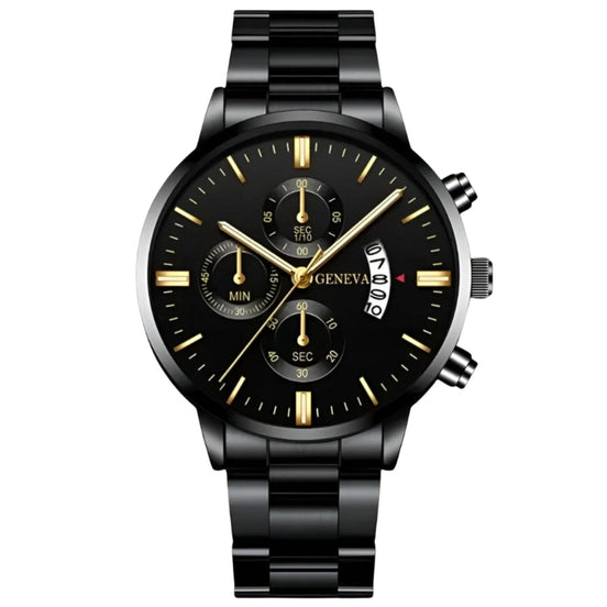 Carlovier Herren Armbanduhr mit rundem Zifferblatt