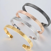 Faithoria Armband mit Ayatul Kursi Gravur und verstellbarem Band