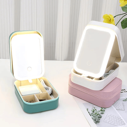 Veloria LED-Make-up Organizer mit Spiegel