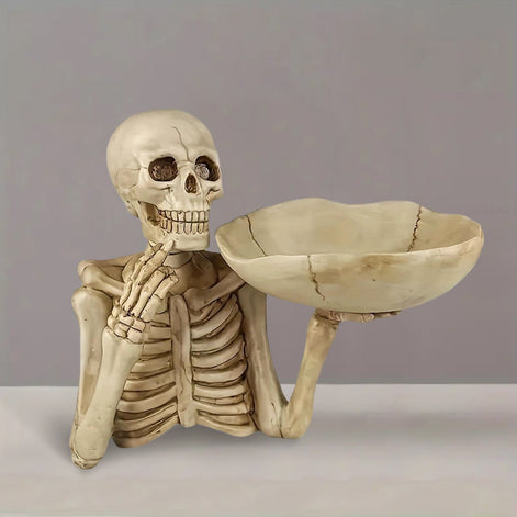 Skelett-Schalenhalter für Halloween-Dekoration – Mortis