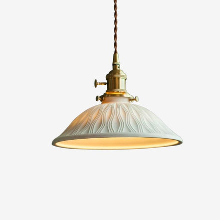 Ceranova LED Pendelleuchte aus Keramik für Deckenmontage