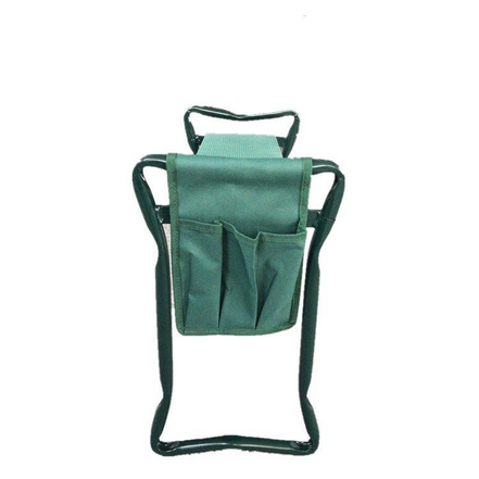 GardenMate Klapphocker mit Werkzeugtasche – Praktische Sitzhilfe für Gartenarbeiten