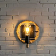 Cordara LED Wandleuchte mit Seildesign aus Metall