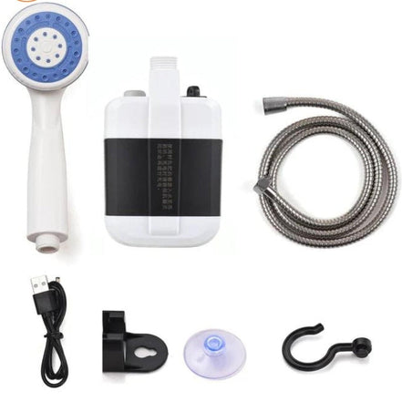 Hydrano Campingdusche – tragbare Dusche mit USB-Betrieb und Wasserpumpe