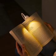 Glowvera Mini Buchlampe mit USB-Aufladung und LED-Beleuchtung