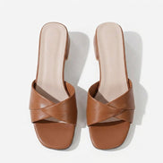 Loravelle Damen Schuhe mit offenem Design und Blockabsatz