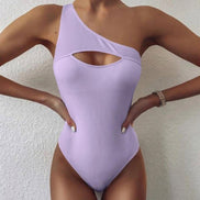 Marivessa Damen Badeanzug mit One-Shoulder Design